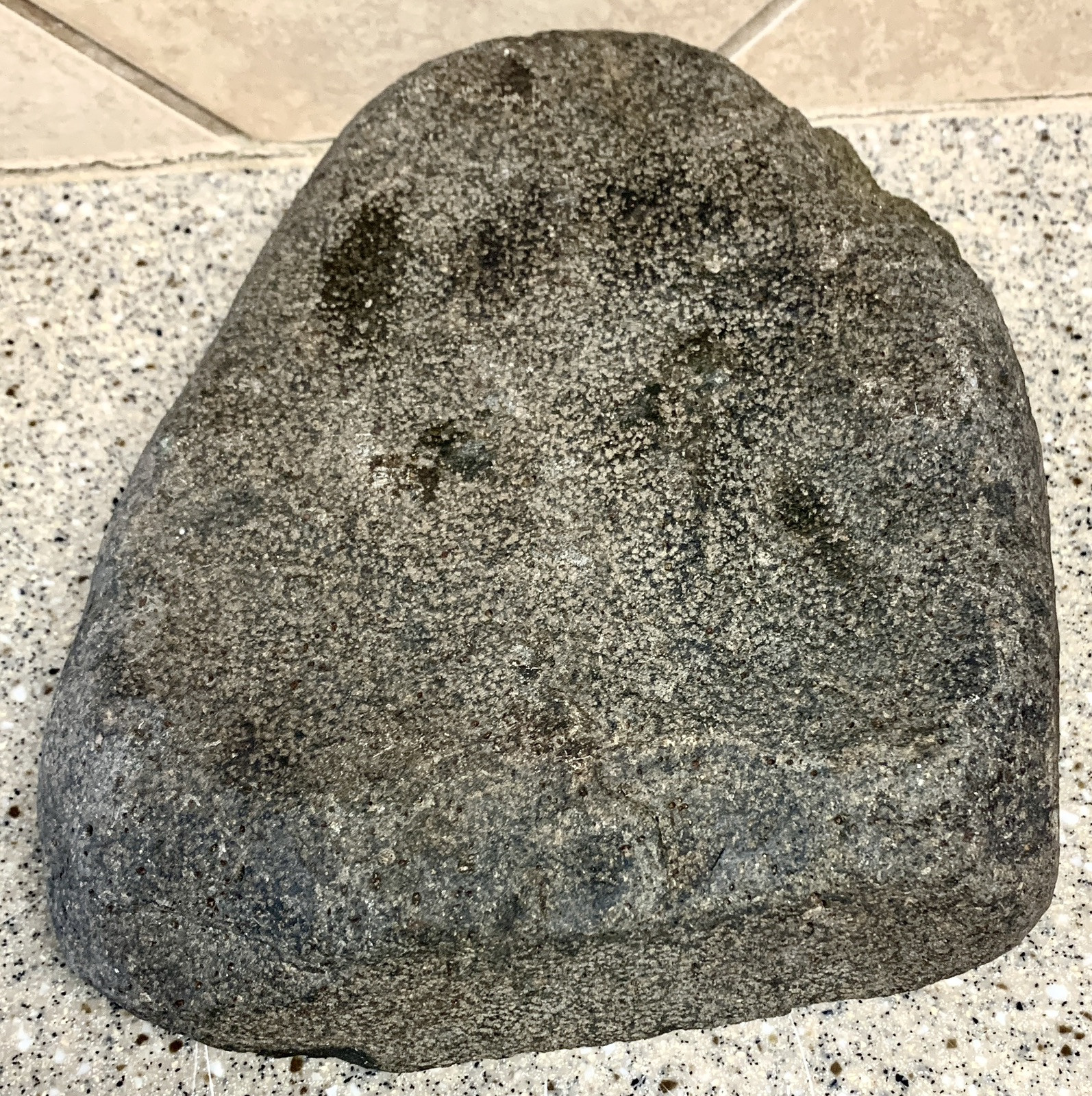 Native American Indian Artifact 22lb Grinding Stone BELL Pestle 2.75”