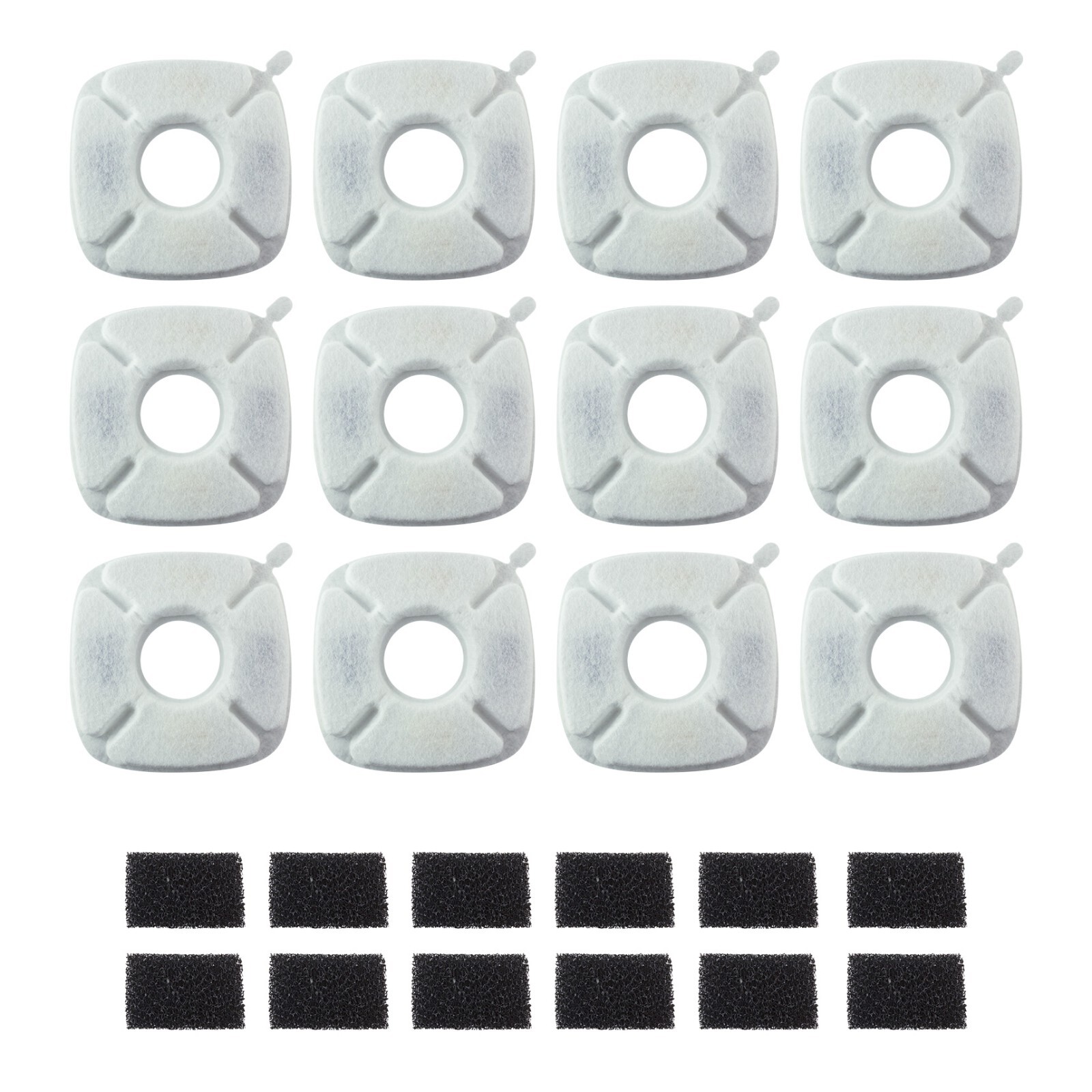 PET STANDARD Water Filters Compatible with VEKEN® 95oz/2.8L Fountain, Pack of 12