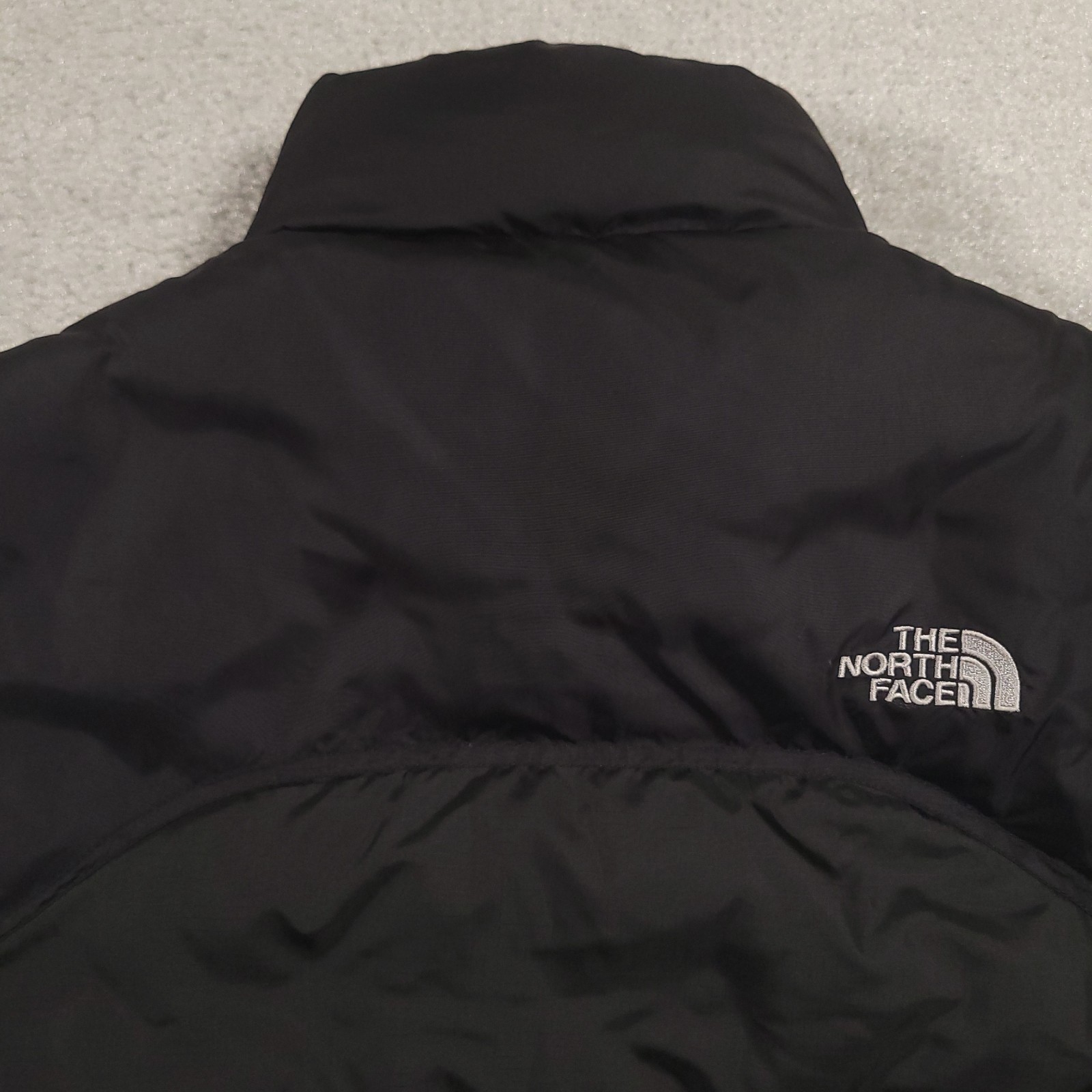 The North Face 600 Puffer Vest Girls L Black Goose Down Winter Ski Snow Gorpcore