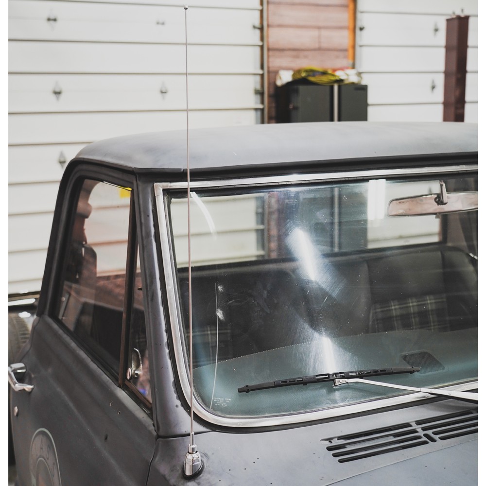 Stationary Mast Antenna Polished Chevrolet/ GMC Truck 1967-1972