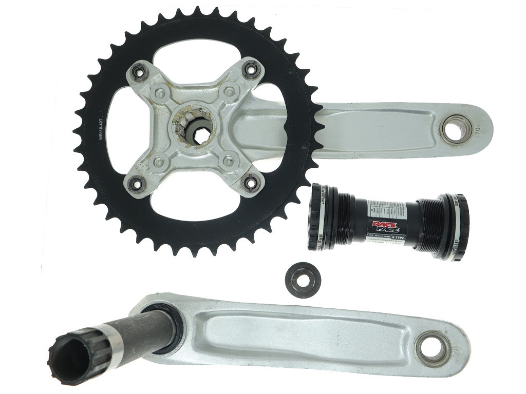Race Face EVOLVE DH 9 Speed X-Type Single Crankset 40t w/BB 170mm Silver