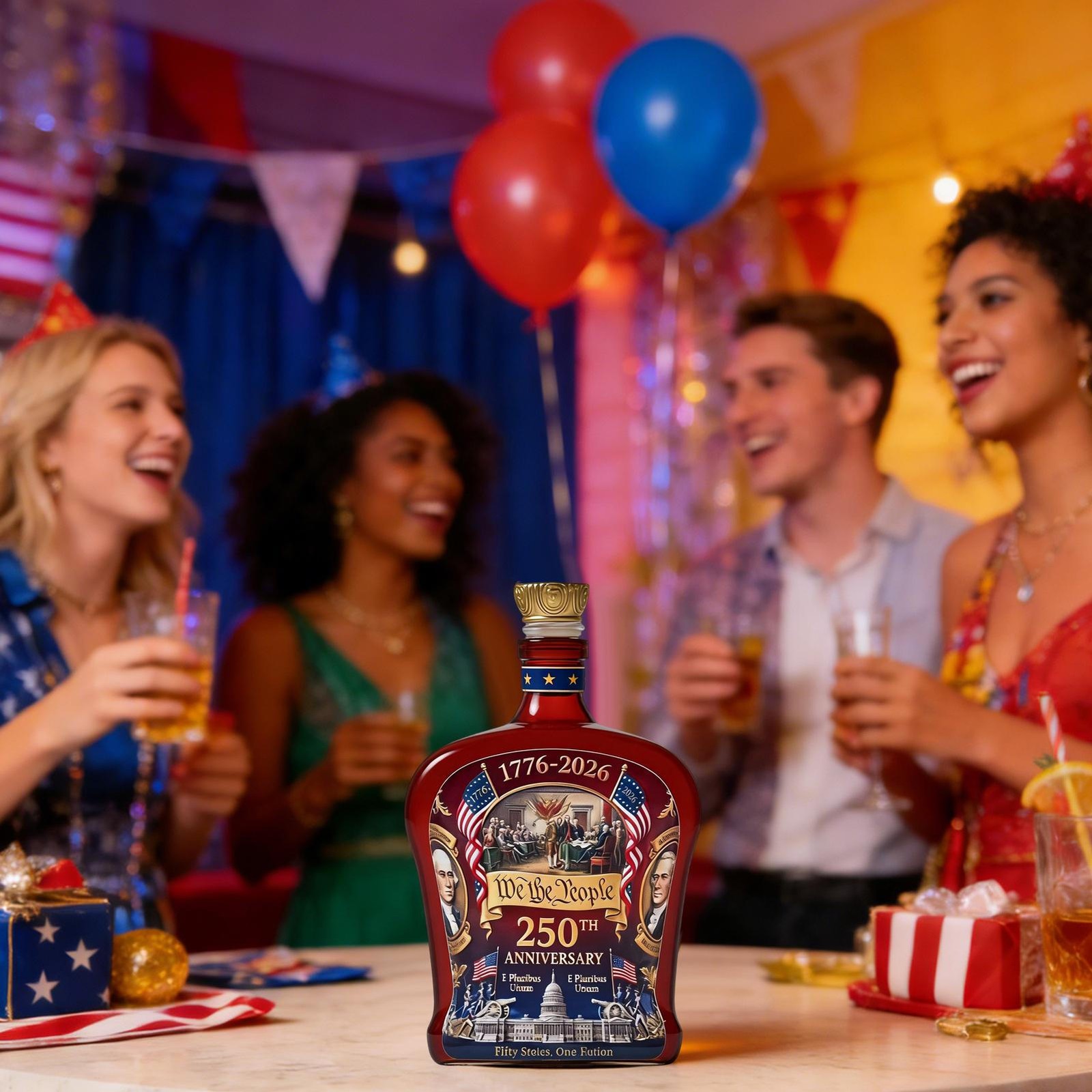Whiskey Bottle America Us 250Th Anniversary We The People 2026 Whiskey Bottle