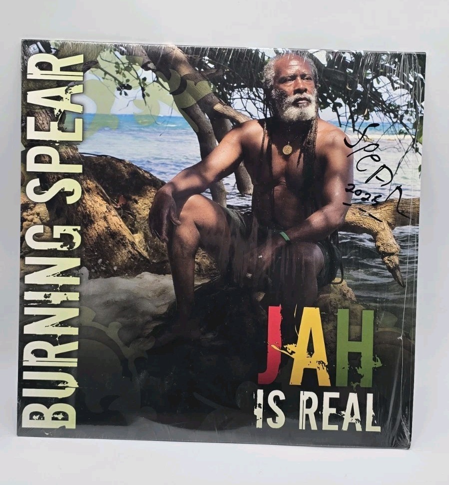 Burning Spear Jah Is Real Signed/Autographed Vinyl 2LP 2025