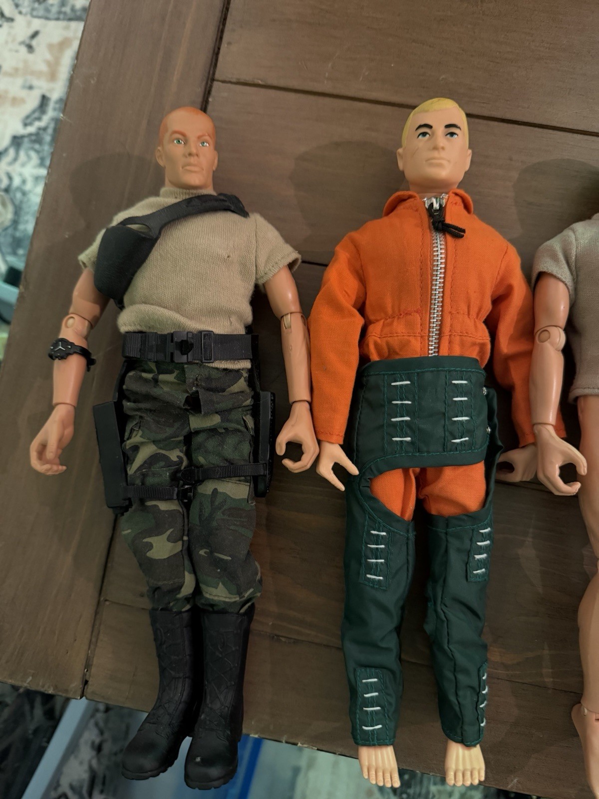 Military Action Figures Mixed Lot with Camouflage Clothing & Accessories