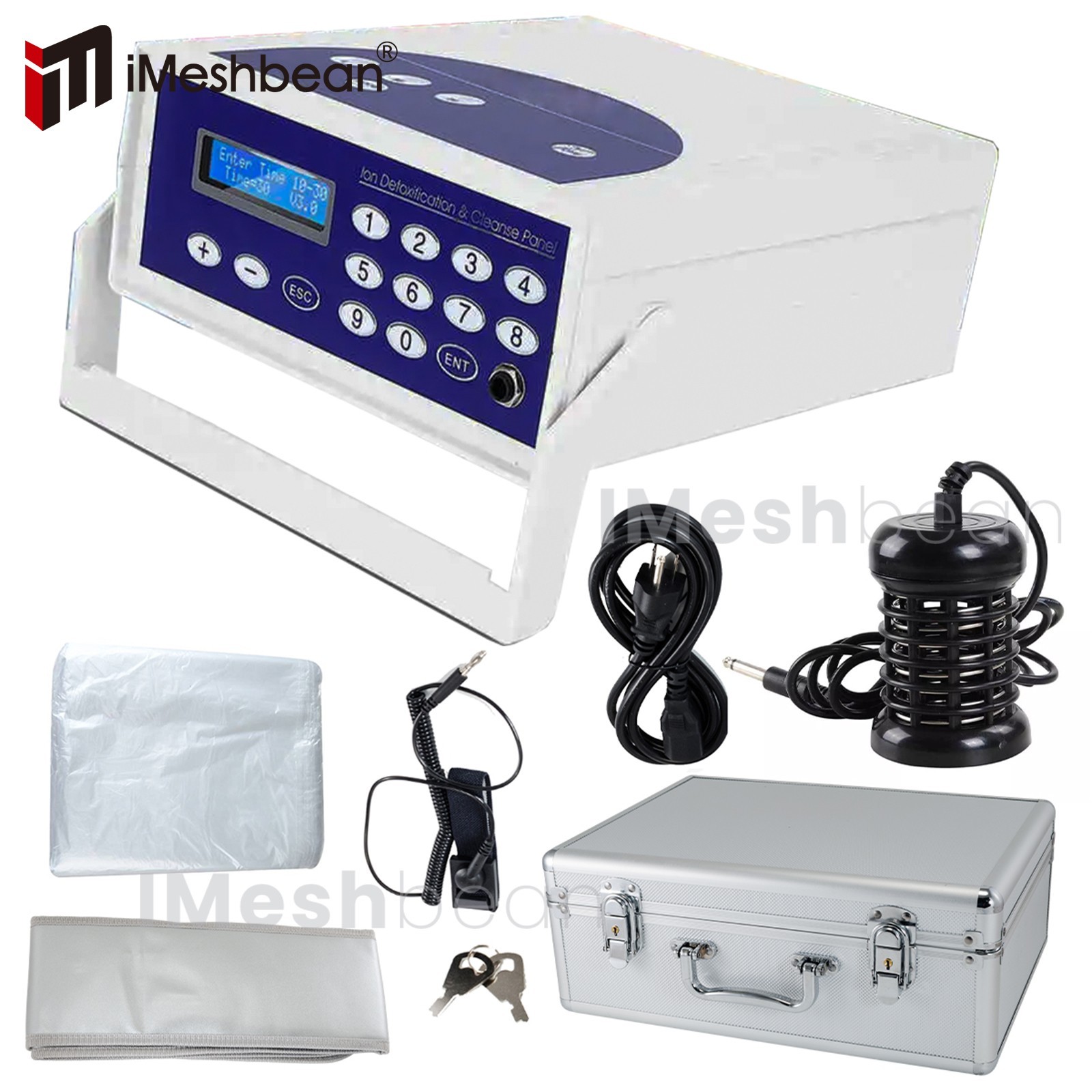 Detox Foot Bath Spa Machine Kit FIR Belt Cell Ion Ionic Aqua CHI SPA Machine