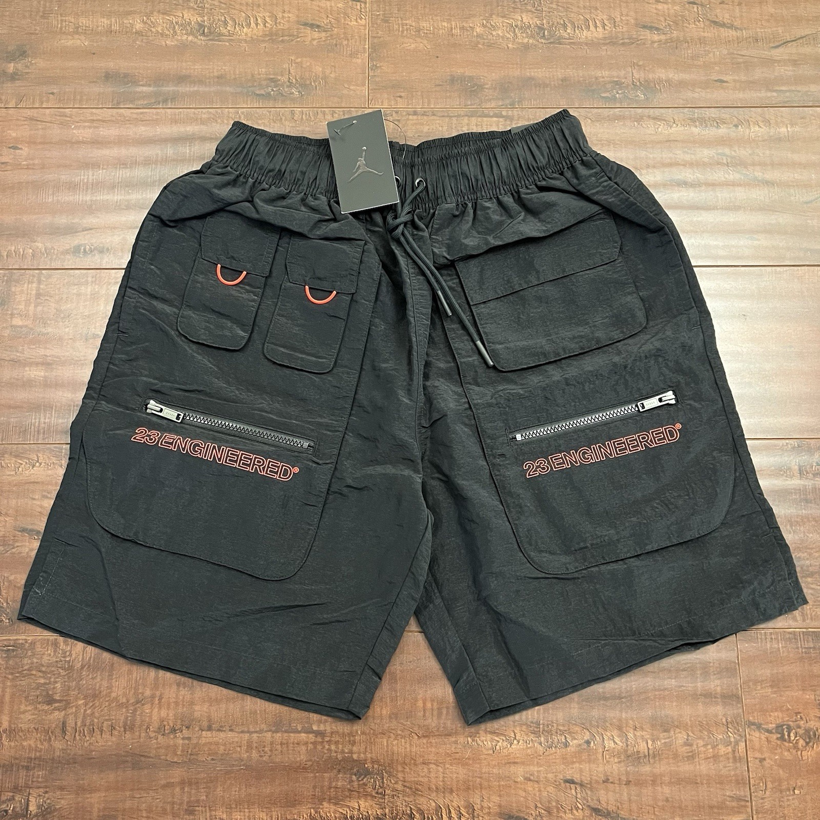 Nike Air Jordan 23 Engineered Utility Multi Pocket Shorts CN7298-011 Mens Size L