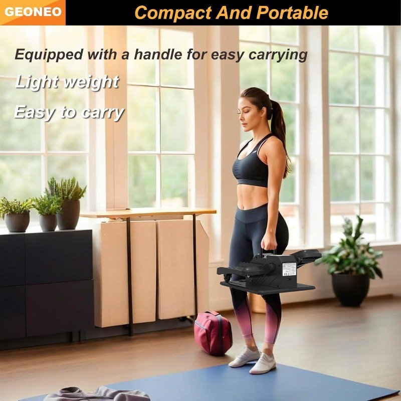 Under Desk Elliptical Machine, Electric Ellipse Leg Exerciser for Senior, Quiet