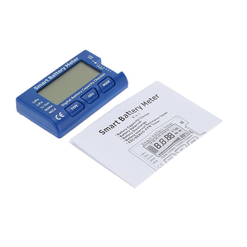 RC CellMeter Digital Battery Checker Voltage Tester for LiPo Li-ion NiMH Nicd