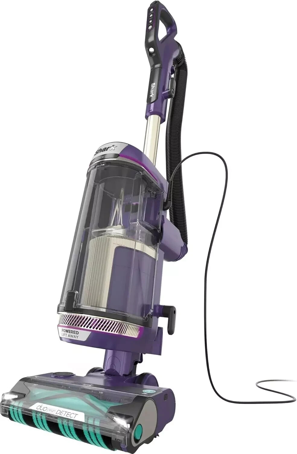 Shark POWERDETECT Upright Vacuum Self Cleaning Brushroll Duoclean Odor Powerful