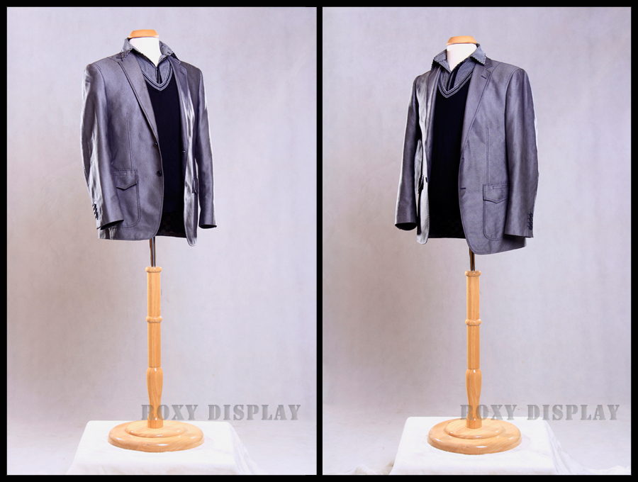 Male Mannequin Manequin Manikin Dress Form #JF-MBSW+BS-R01N