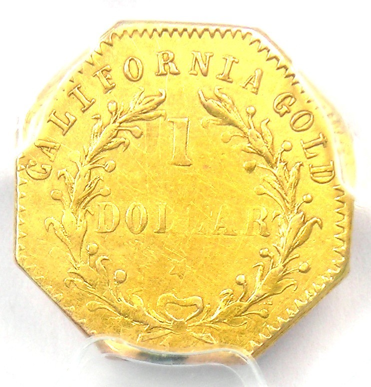1875 California Indian Gold Dollar G$1 Coin BG-1127 - Certified PCGS AU Details