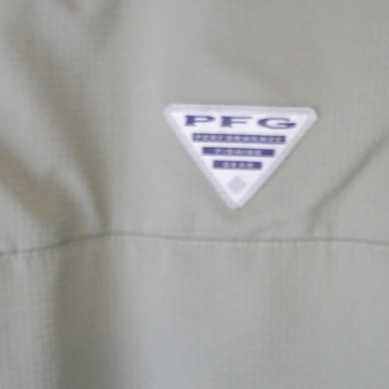 Columbia PFG Men's Long Sleeve Fishing Shirt Omni Shade Olive Green Large