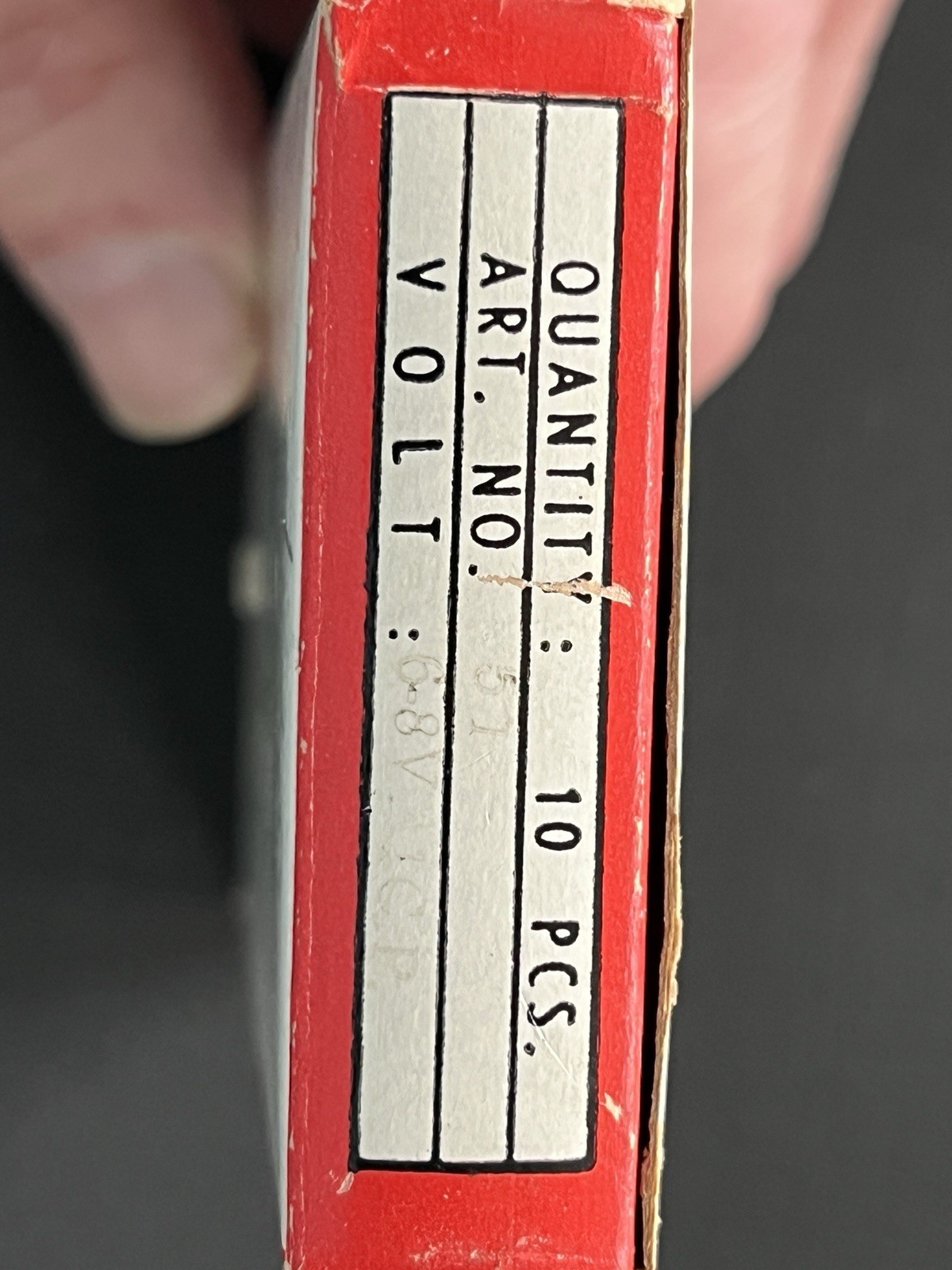 Vintage Rystl MR Light Bulbs RYSTL -MR 6-8V NO. 51 Radio Components