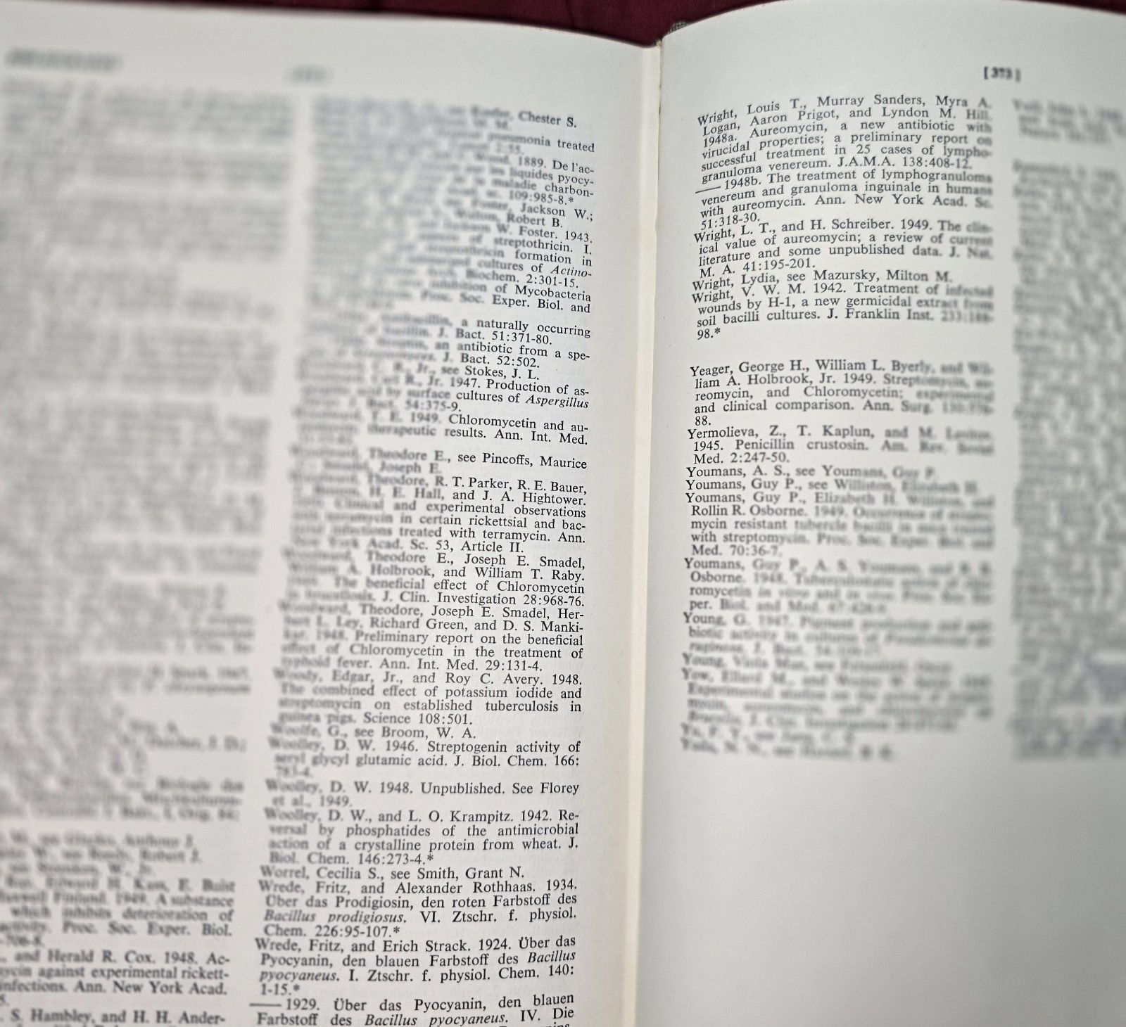 RARE Medical Book 1951 DICTIONARY OF ANTIBIOSIS-Comprehensive