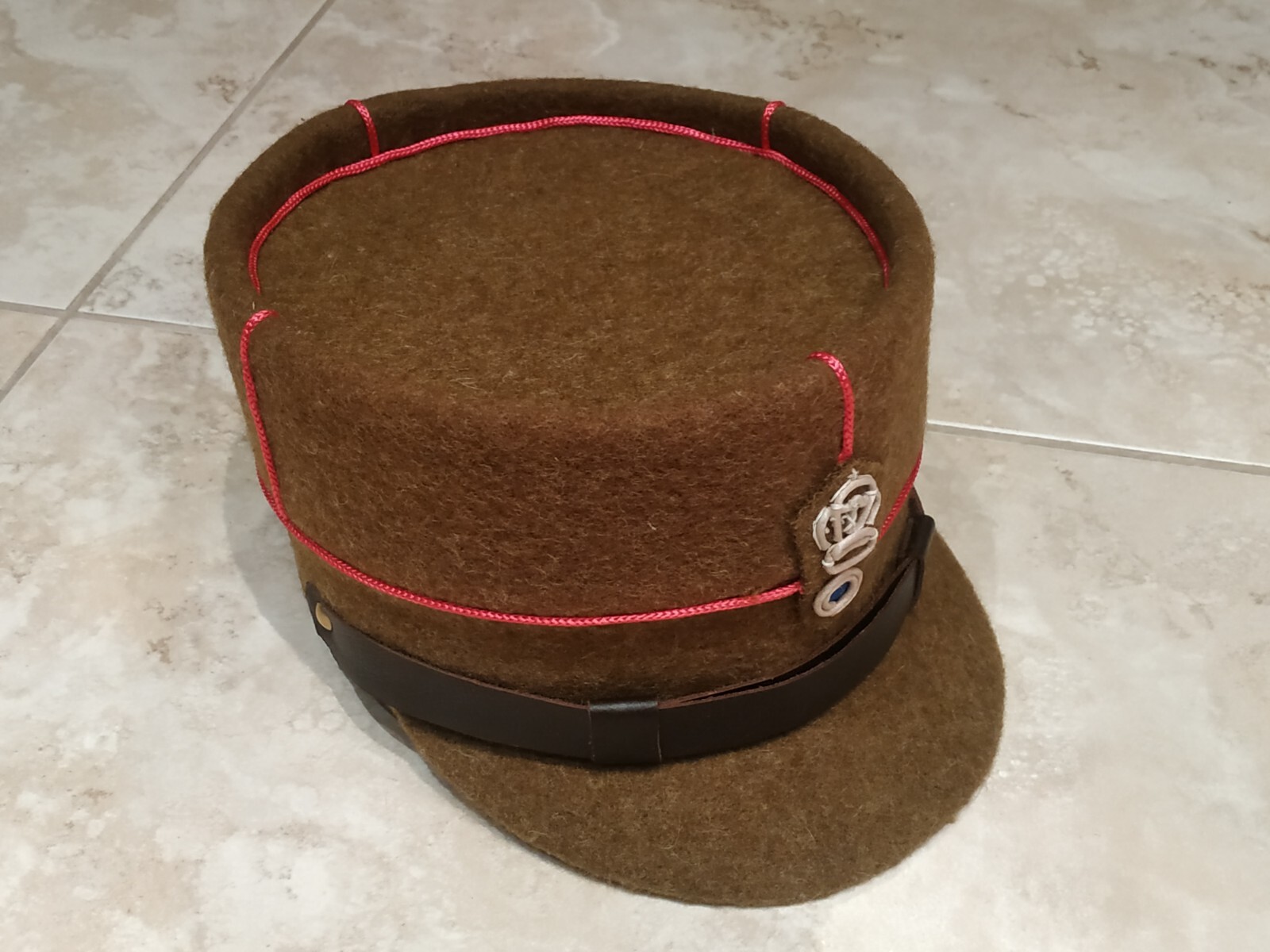 Greece - military hat of Greek army cavalry balkan wars 1912-13 (reproduction)