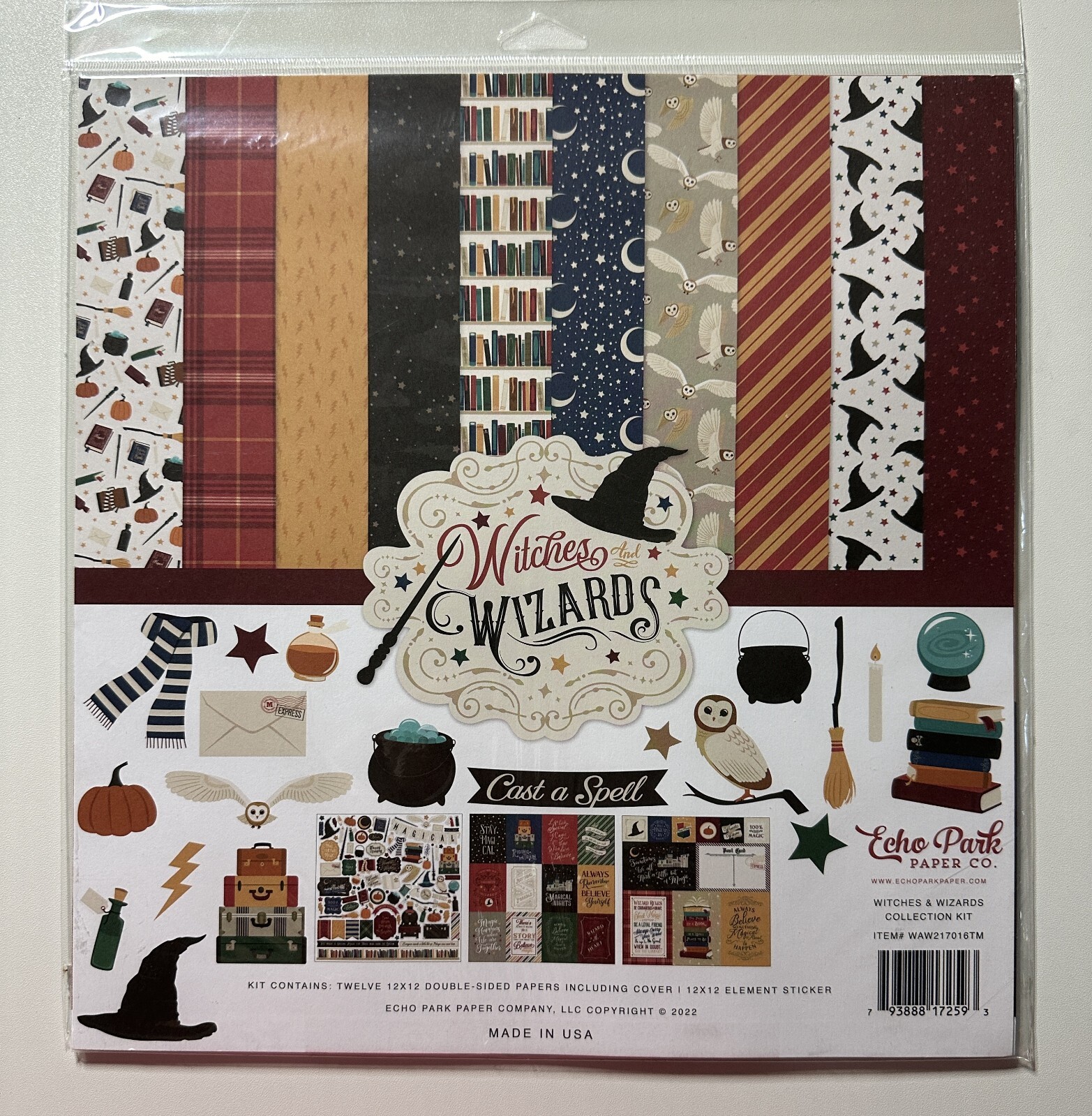 Echo Park 12 x 12 Paper Pack Multiple Variations Available-You Choose