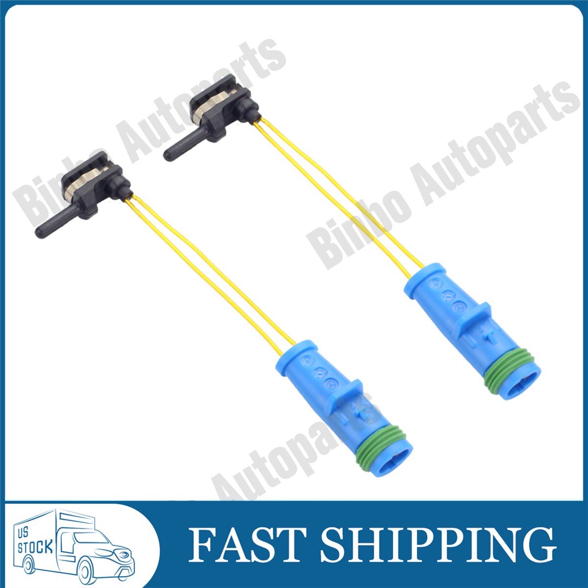 4PCS Front Brake Pad Wear Sensor For A1695401617 Mercedes Benz C300 C400 CLA250