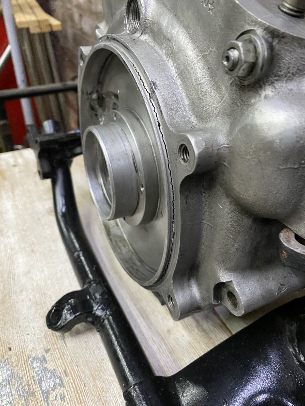 1983 Harley Davidson FXWG 1340cc Engine Cases Good Condition Matching Bellies