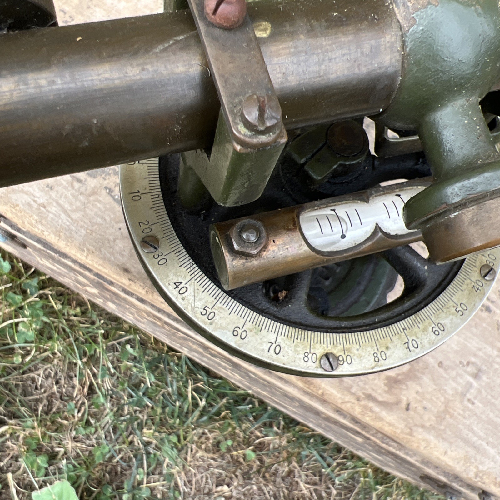 Early 1900’s Geier and Bluhm Surveyors Level with Box