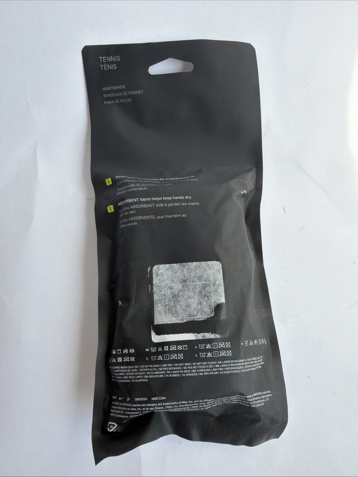 NIKE PREMIER DOUBLE-WIDE TENNIS WRISTBANDS MAROON DB9324