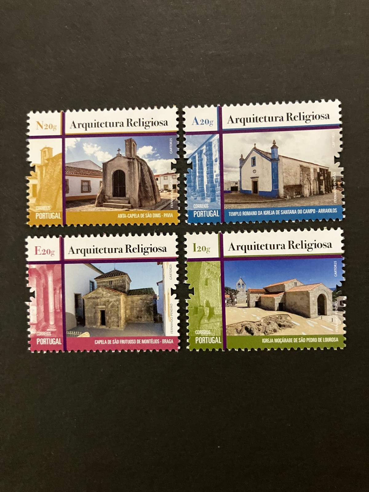 Portugal 2025 - Religious Architecture stamps set MNH