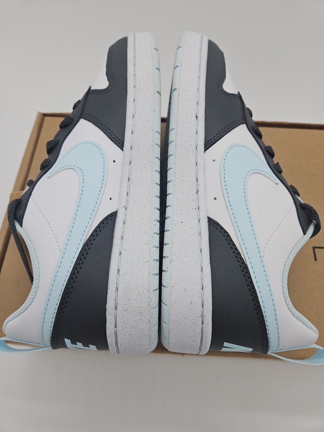 Nike Kids Court Borough Low Black Glacier Blue
