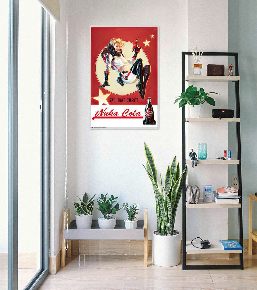 Fallout 4 - Gaming Poster / Print (Nuka Cola Girl) (Size: 24" X 36")