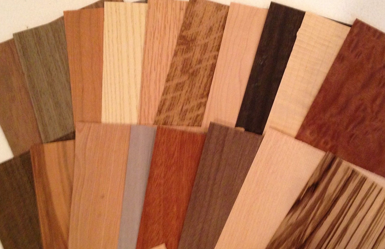 Wood Veneer variety piece mix pack 18 sq ft Artist craft cricut Marquetry