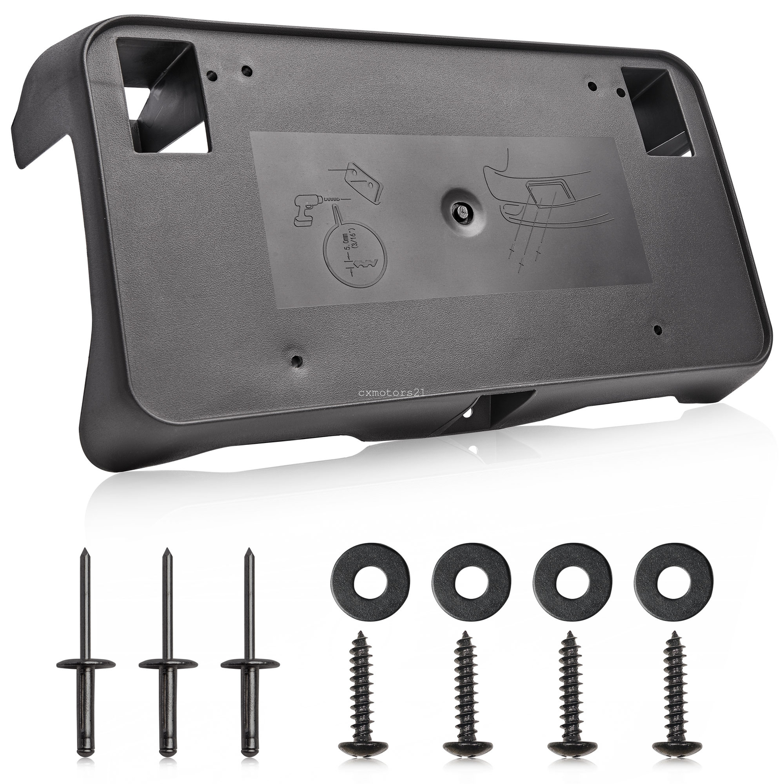 Front License Plate Bracket Mount Holder For 2016 2017 2018 Chevy Silverado 1500