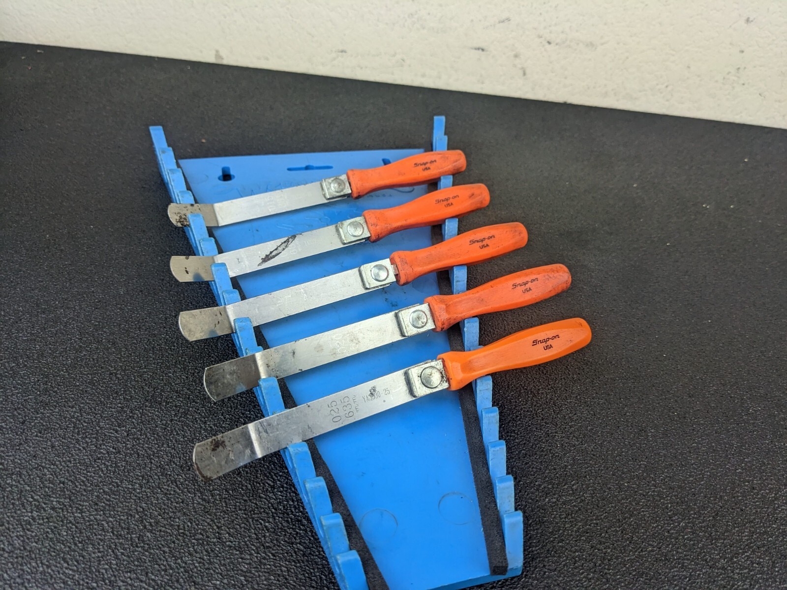 #bk608 Snap-On Tools Orange E-Z Grip Feeler Gauges from FB333O Set