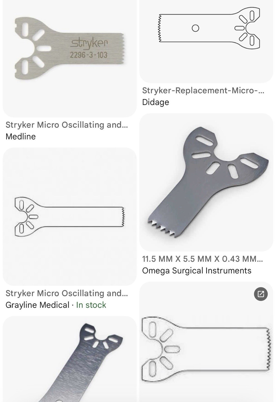 Stryker 4300-034 Sabo Sagittal Saw Handpiece Battery-Power; comes w/ a Saw Blade