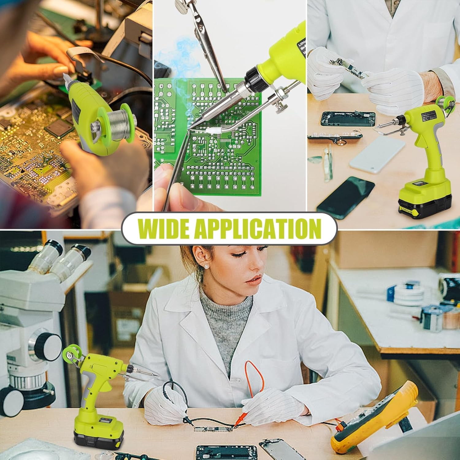 Cordless Soldering Iron Kit Multifunction Welding Tools for Ryobi 18V Battery US