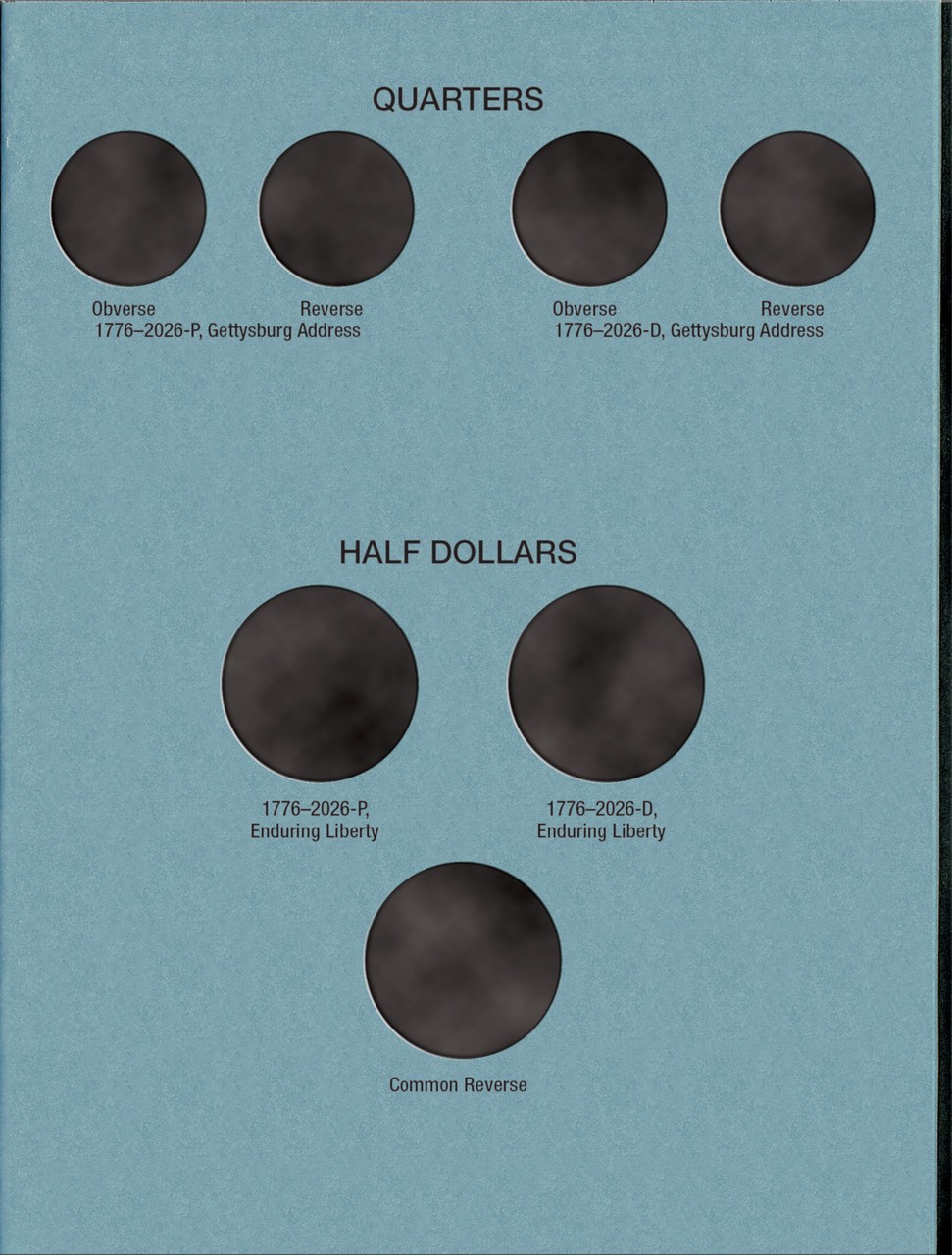 Official Whitman® Coin Folder - United States 250th Anniversary: 2026