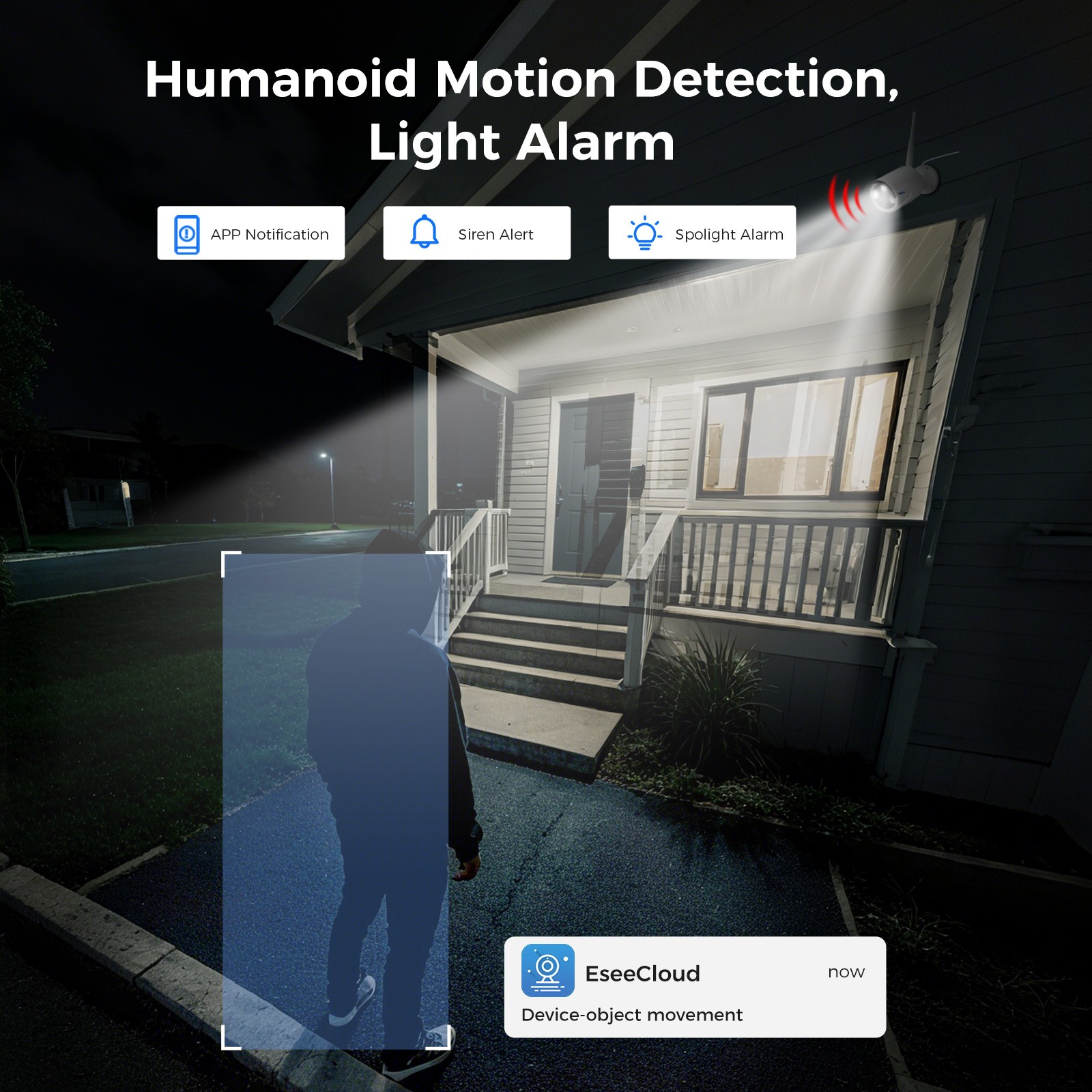 Hiseeu 8MP 10CH 10''Touch Screen NVR WiFi Outdoor Security Camera System HDD Lot