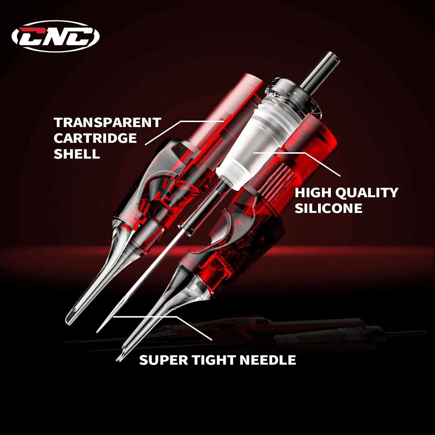 20, 40pcs CNC Police Tattoo Needle Cartridges RM RL RS