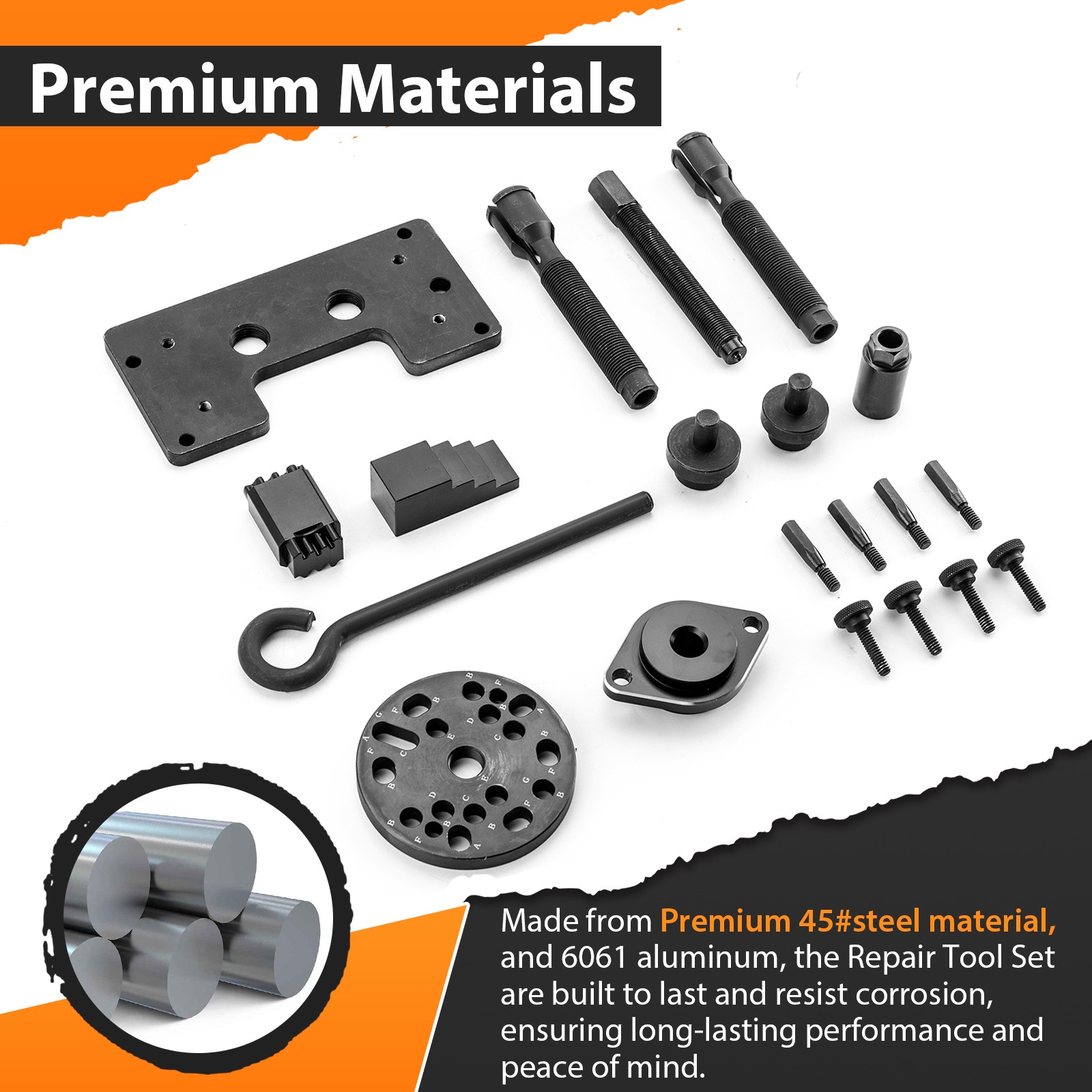 Inner Cam Bearing Installer & Puller Set Fit Harley Touring Sportster Street