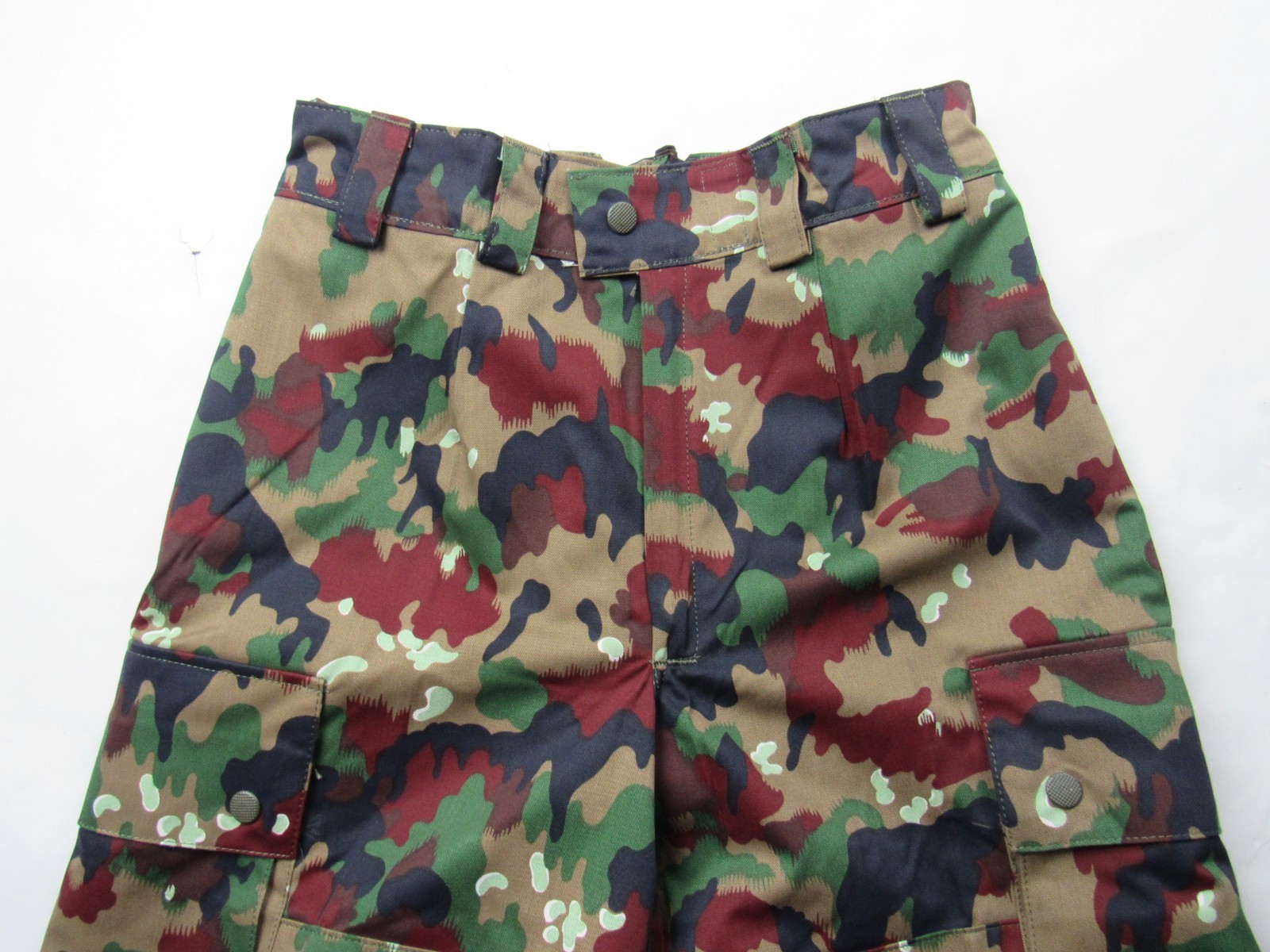 Vtg NOS New Swiss Army Alpenflage Combat Pant Camouflage Field M83 40/80 Sz S-L