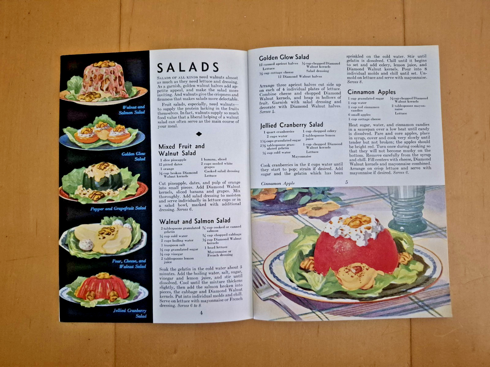 Vintage 1935 Diamond Walnuts TO WIN NEW COOKING FAME JUST ADD WALNUTS Booklet