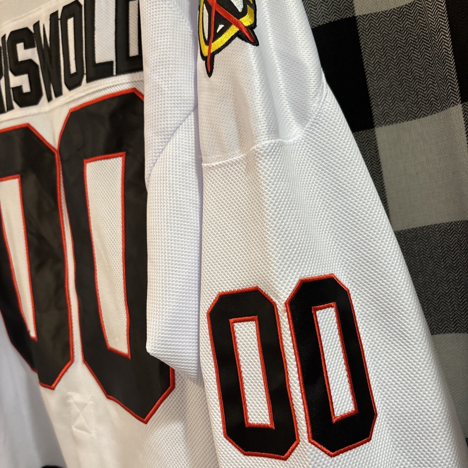 Chicago Blackhawks Jersey Mens XXXL, Clark Griswold Christmas Vacation Hockey 00