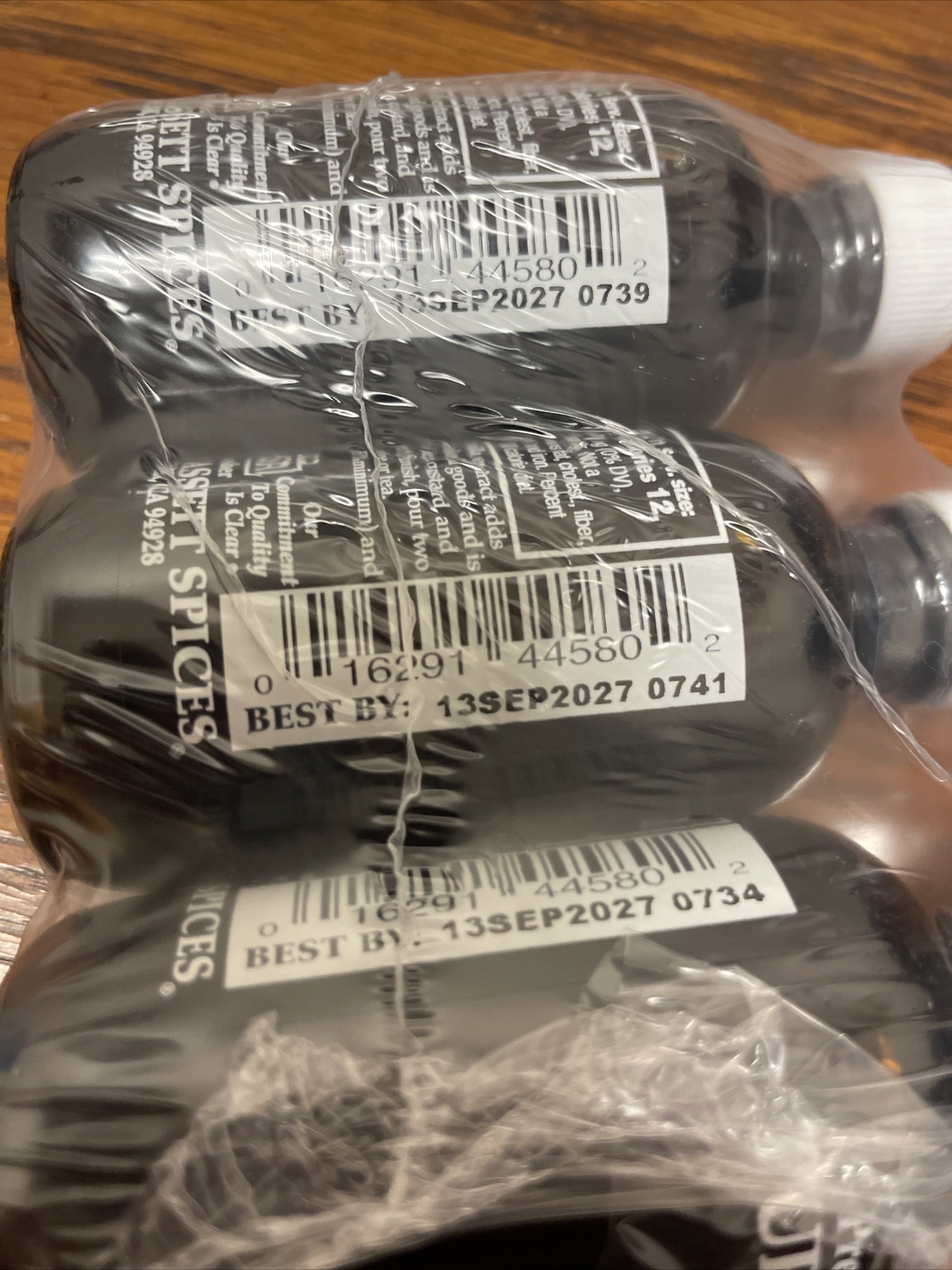 Morton & Bassett Spices Pure Vanilla Extract, 3 BOTTLES- 2 Fl Oz each exp. 09/27