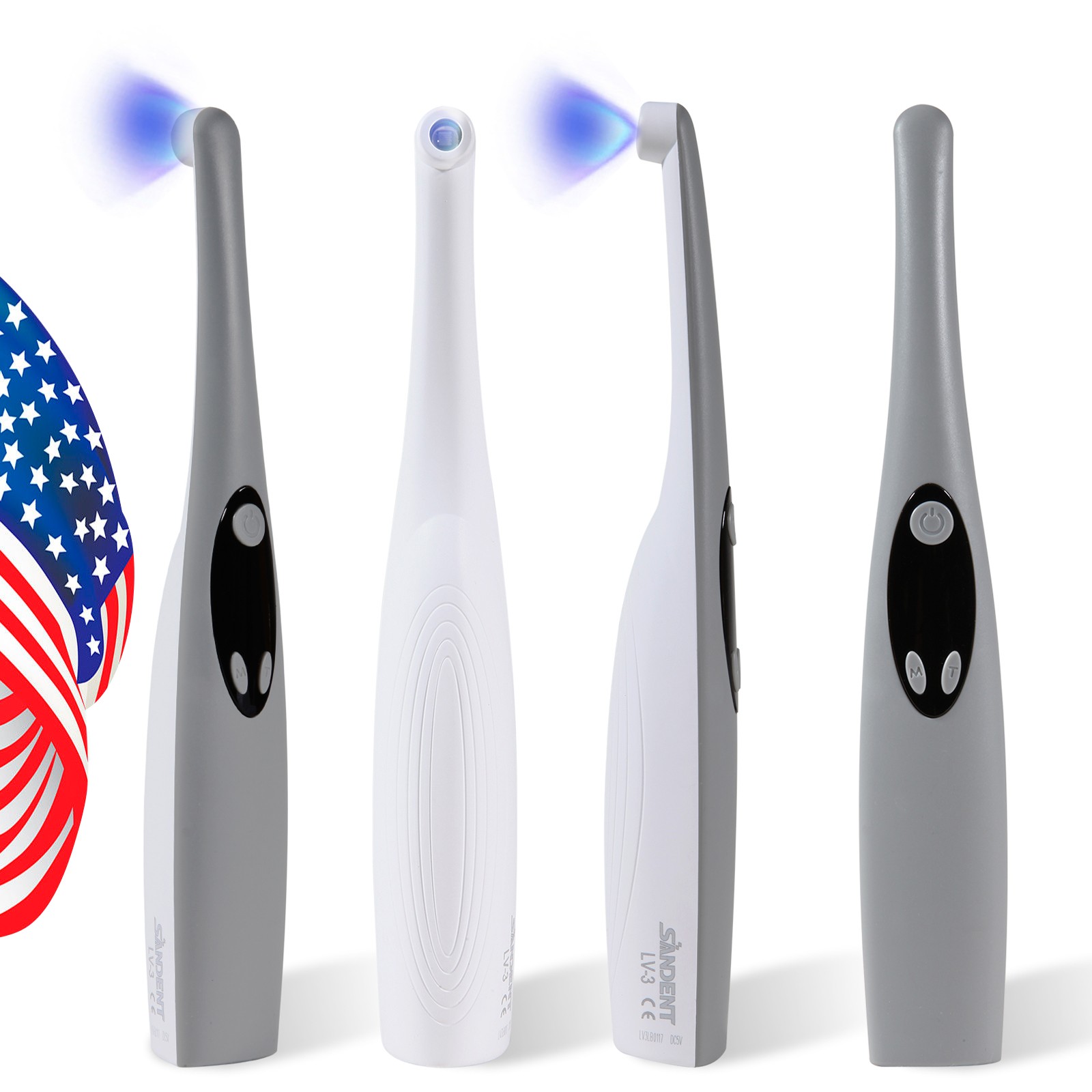 Dental Estilo Woodpecker Lampara /Fotocurado con Sistema de Blanqueamien