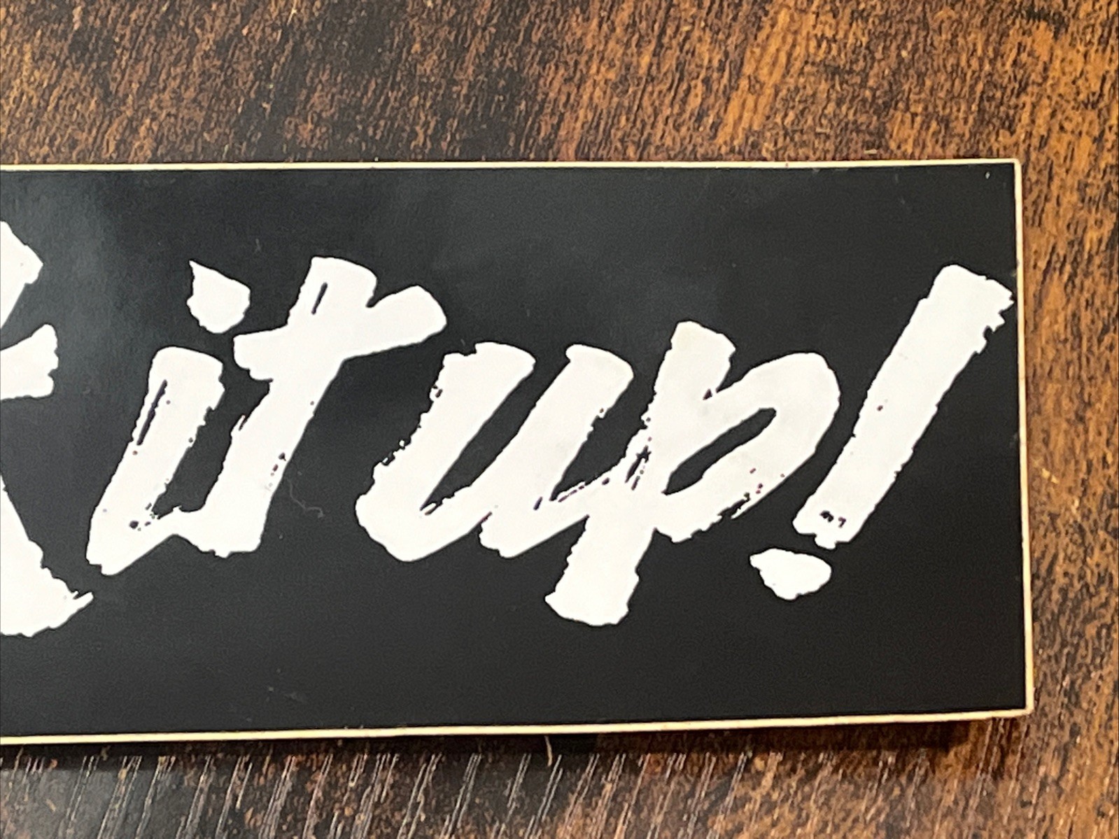 1980's FM 97 Rock Crank it UP Bumper Sticker KLOL K101 Houston TX Radio Station