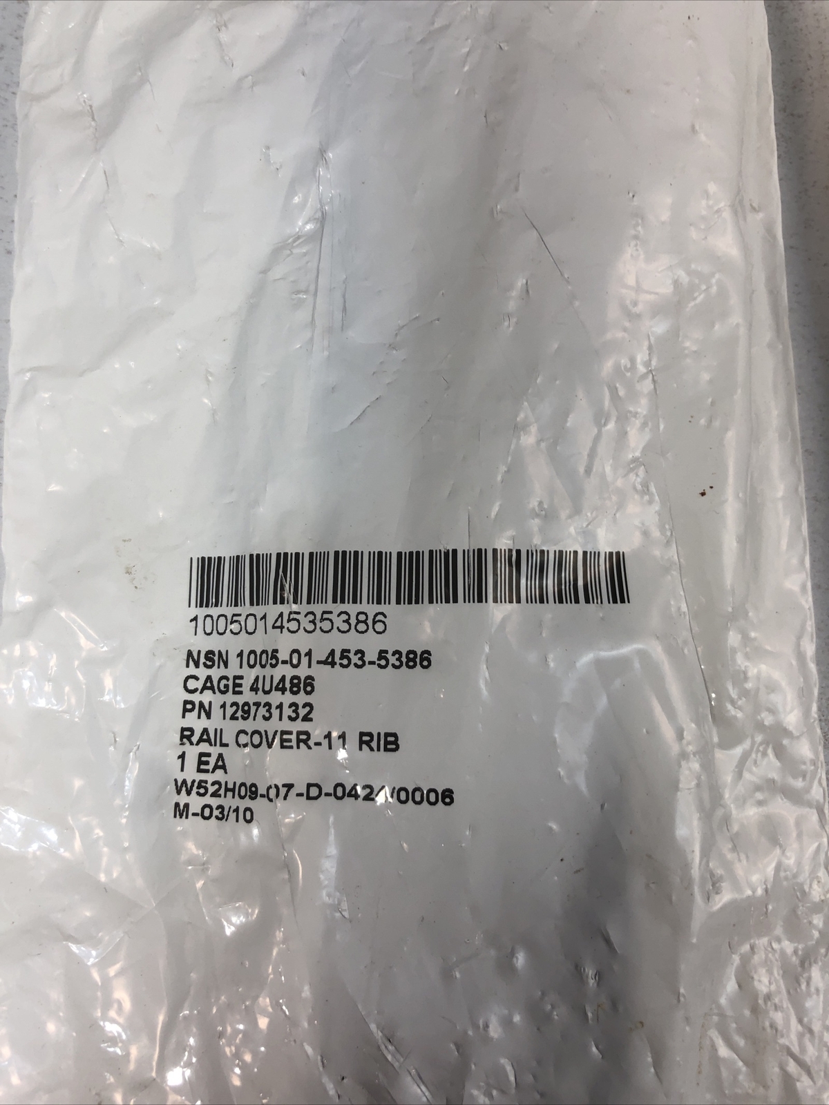 USGI P&S Products 4U486 Set Of 2 Rib Rail Panels 11 Rib-6.125" Military Surplus