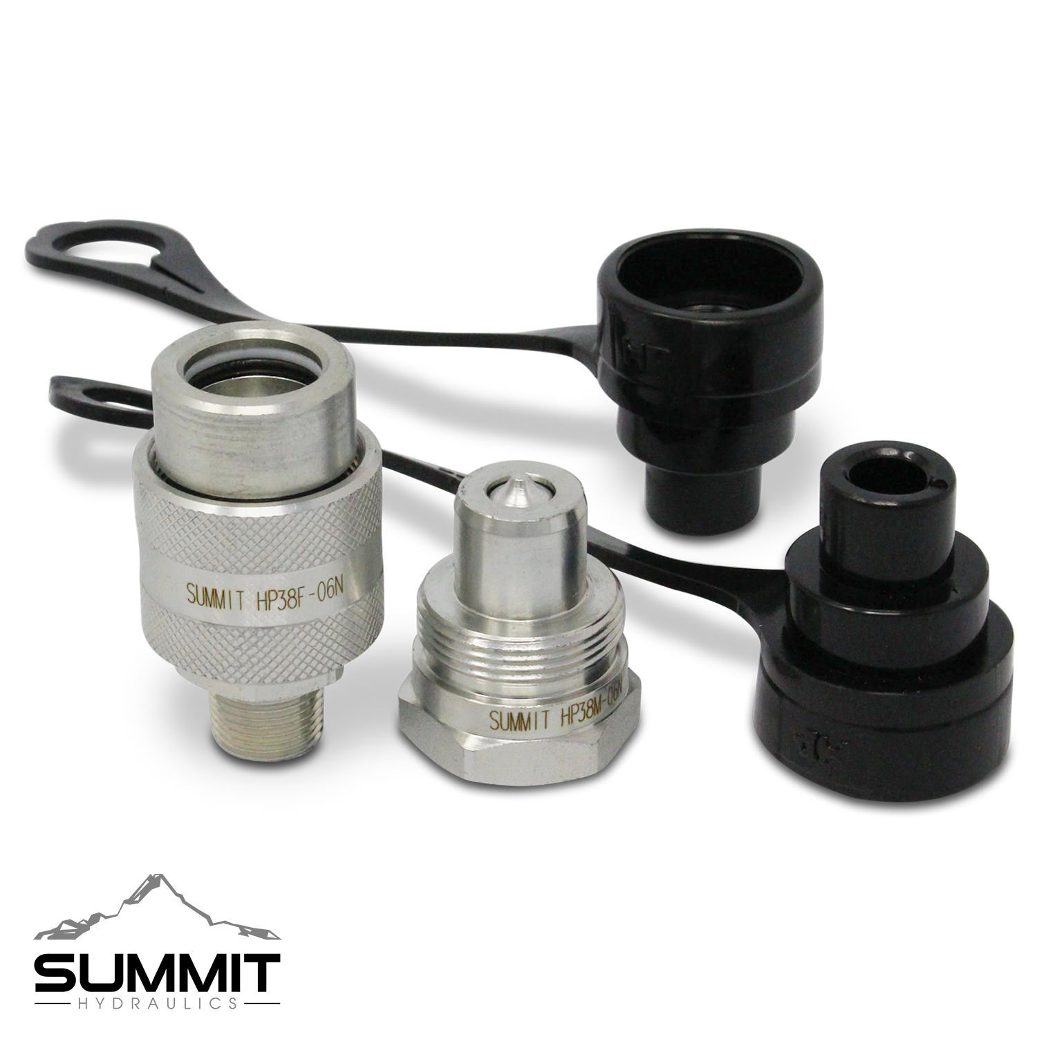 3/8" 10,000 PSI High Pressure Hydraulic Quick Coupler Set Replaces Enerpac C-604