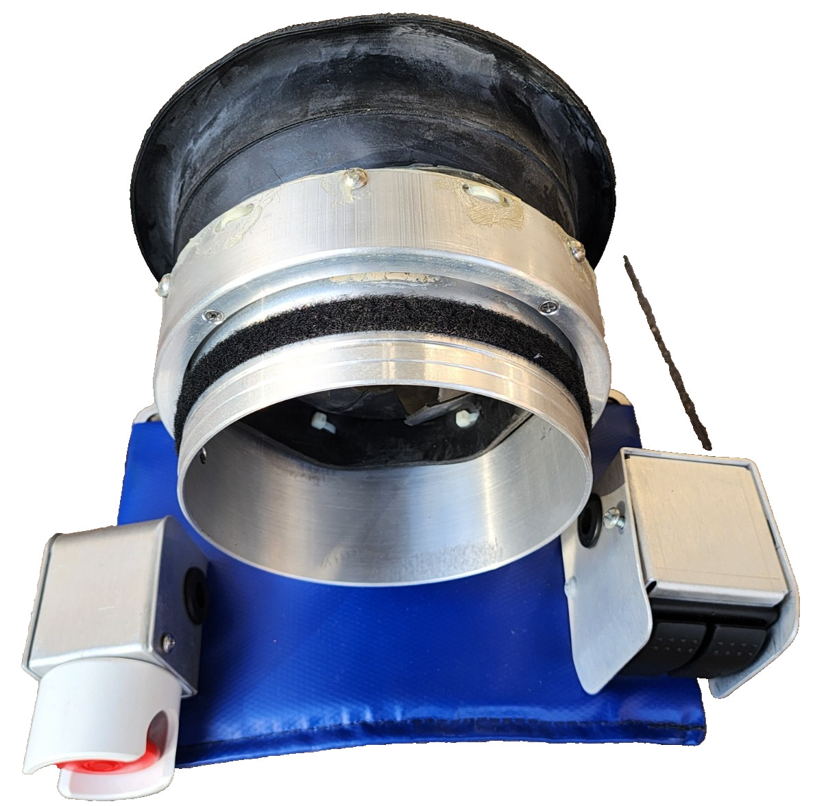 Industrial Dust Collector Systems 6'' Air Filtration Solutions Power STOP Switch