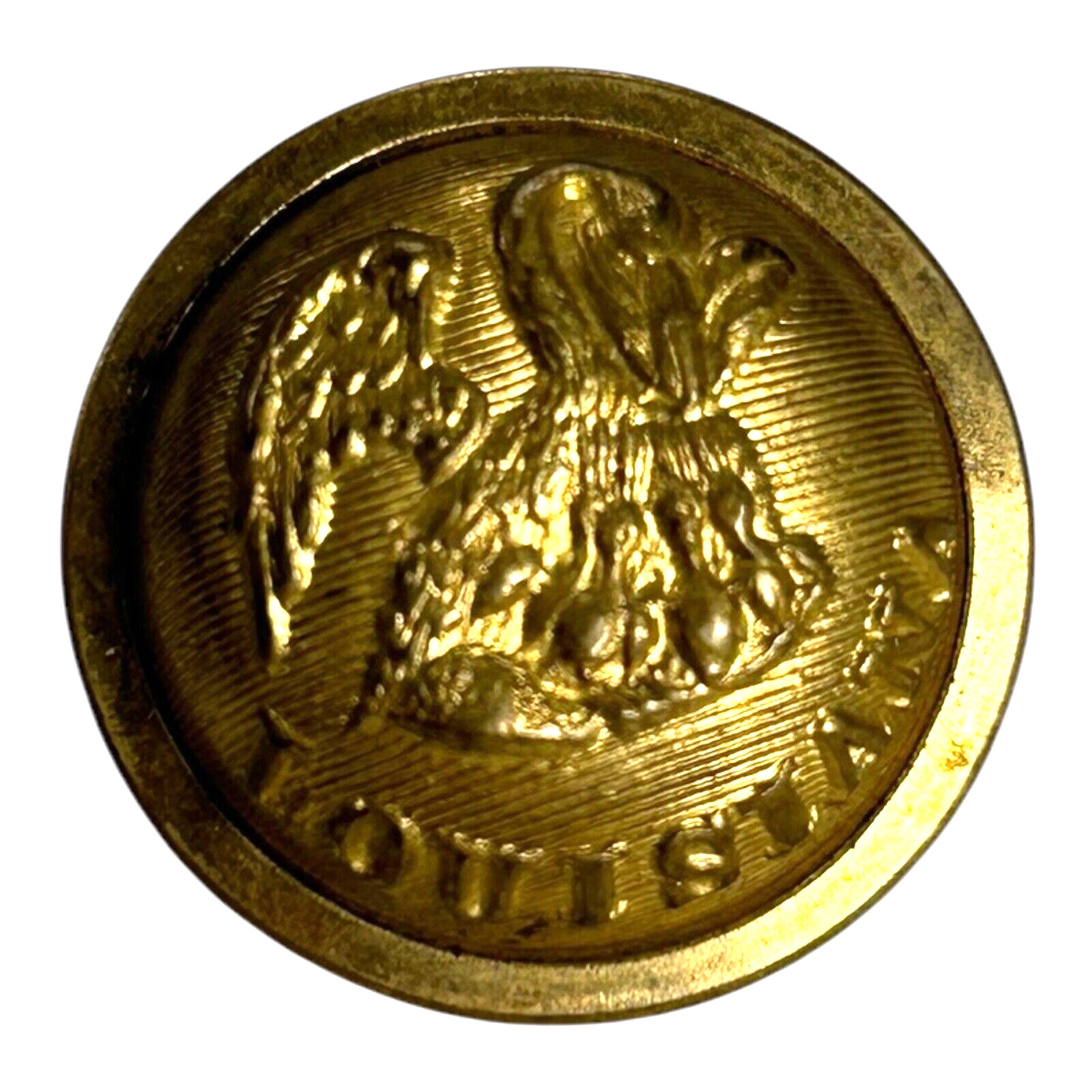 Antique Authentic Louisiana Militia Coat Confederate Post Civil War Button