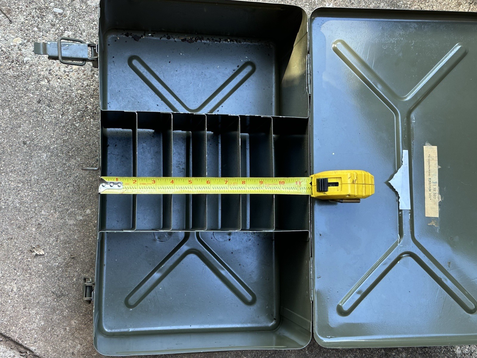 Original Czech Military VZ82 Pistol Storage Container preowned