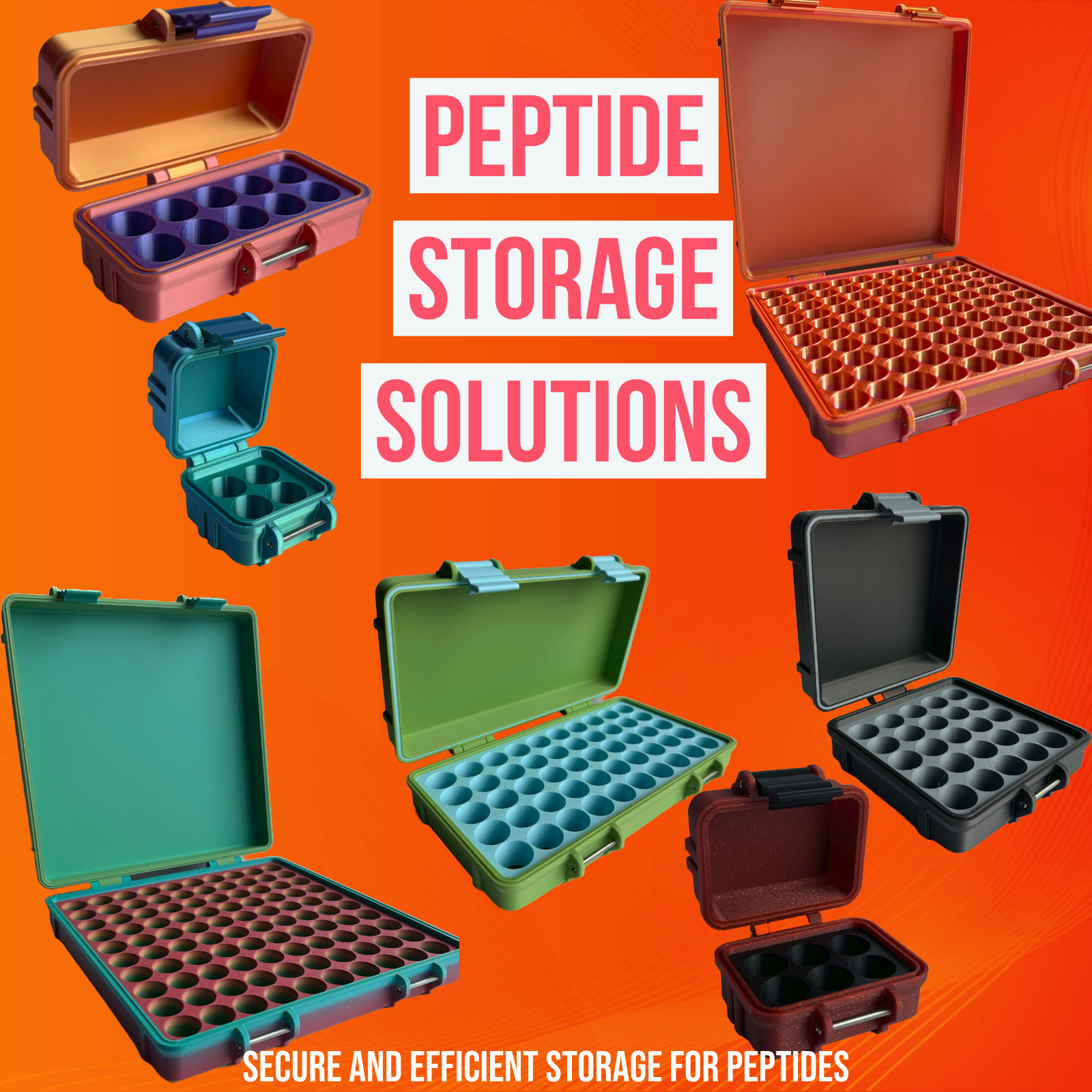 3ml Vial Storage Rack for GLP-1 – Upright Organizer for Peptide & Wellness Use