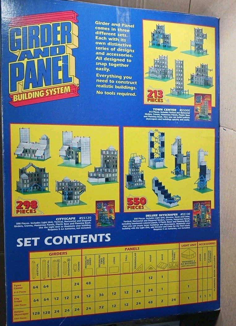 298 Irwin Girder & Panel Building System City Scape With Lights- Open Box 55120