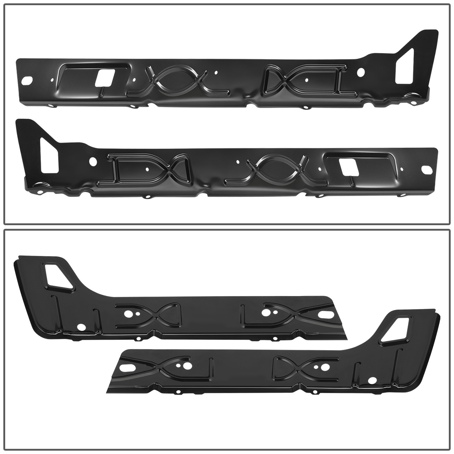 For 2001-2007 Chevy Silverado GMC Sierra Crew Cab Inner & Outer Rocker Panels